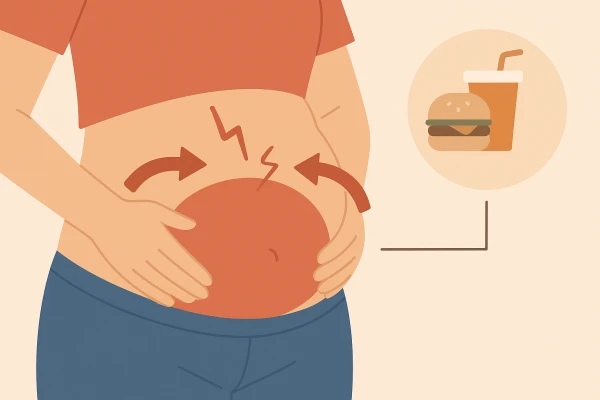 Causas y tratamientos para el vientre hinchado