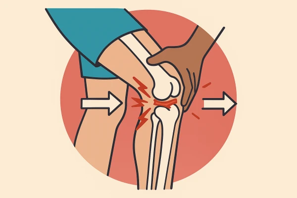 Como detectar una lesion de ligamentos en la rodilla